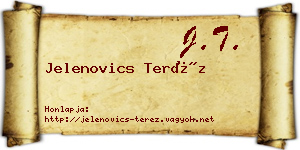 Jelenovics Teréz névjegykártya